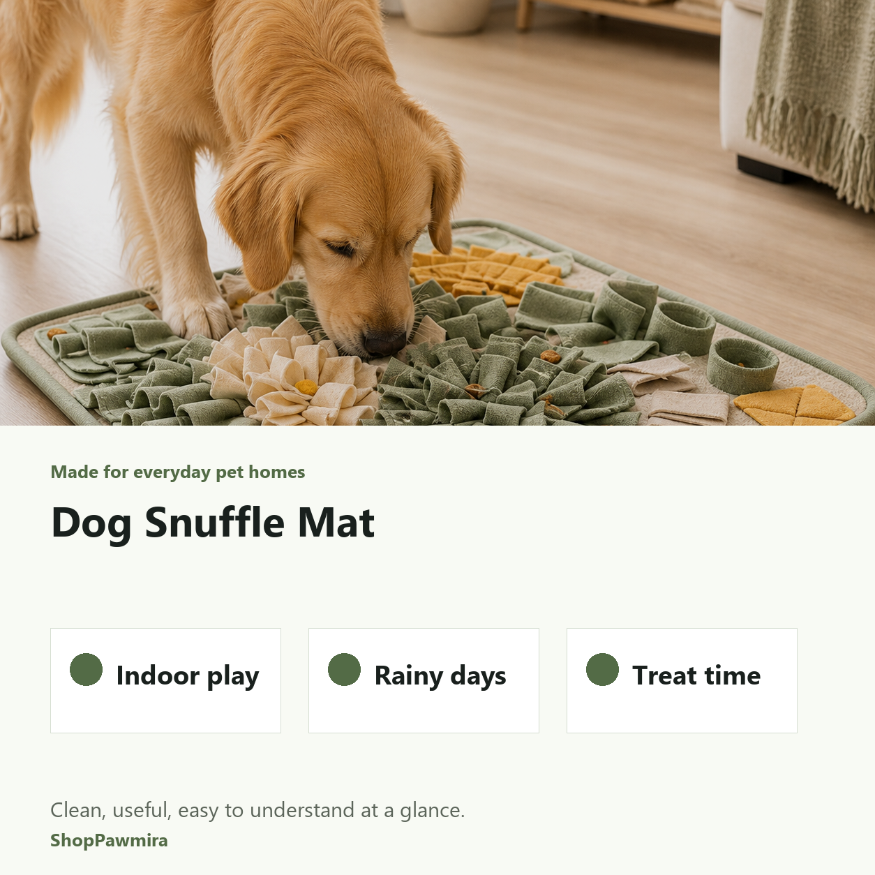 Dog Snuffle Mat made for everyday pet homes image