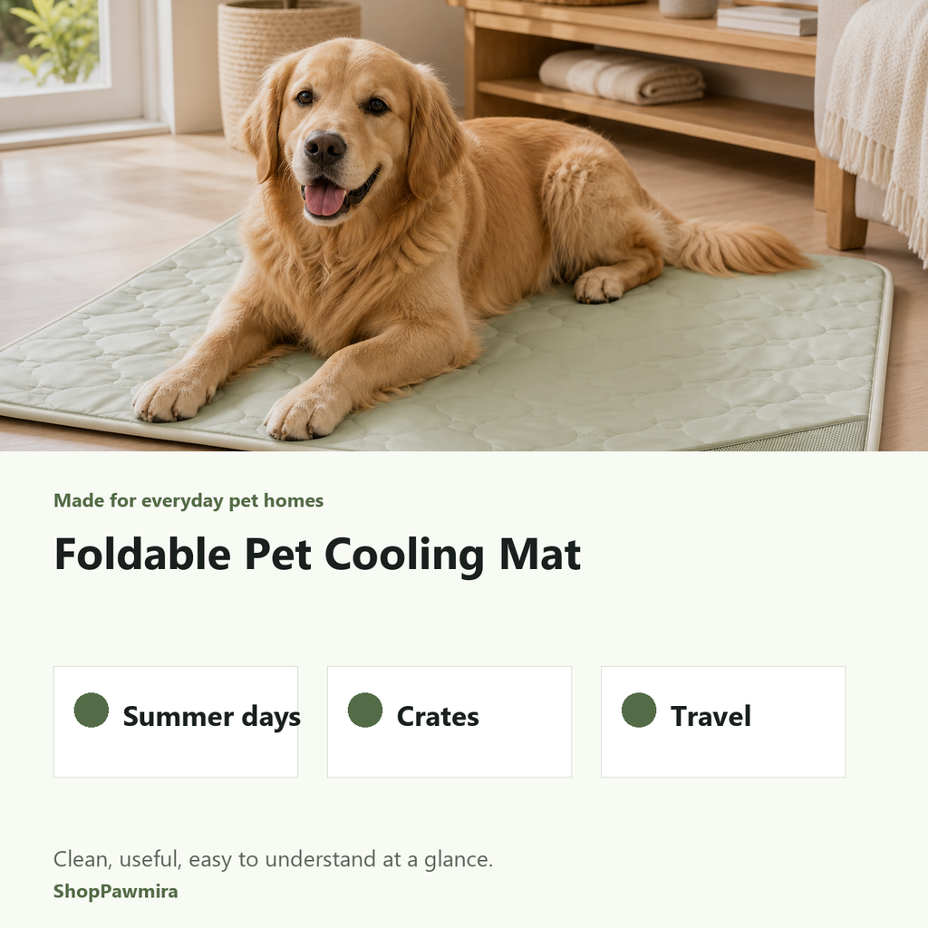 Foldable Pet Cooling Mat made for everyday pet homes image