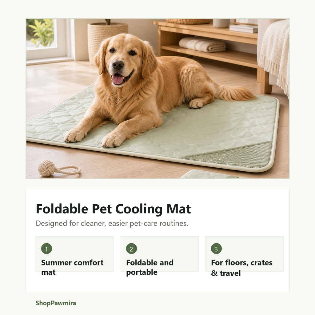 Foldable pet cooling mat key benefits