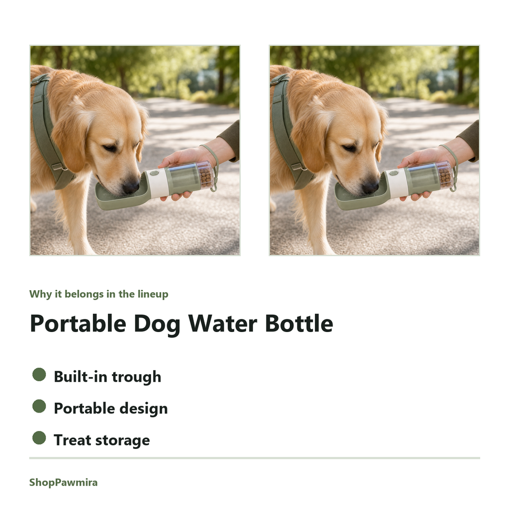 Portable Dog Water Bottle feature detail image