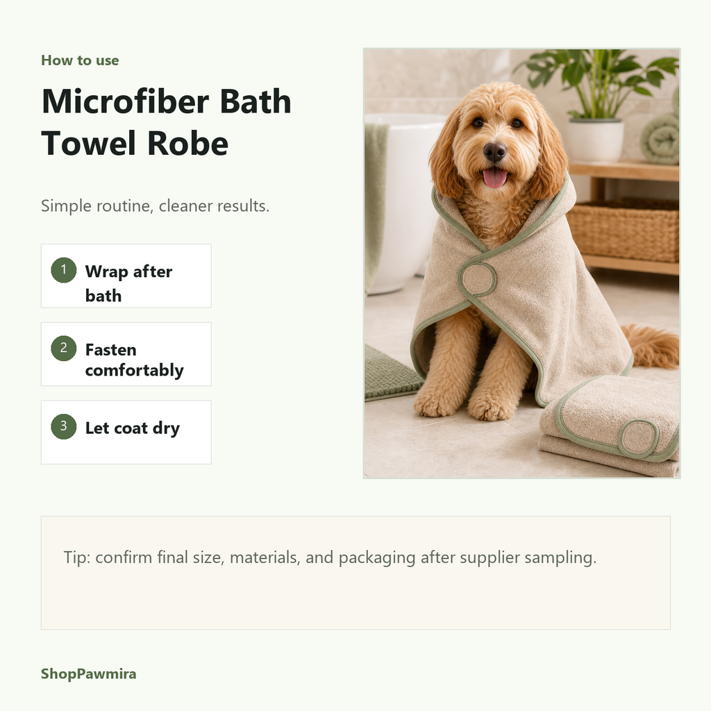 Microfiber Bath Towel Robe how to use image