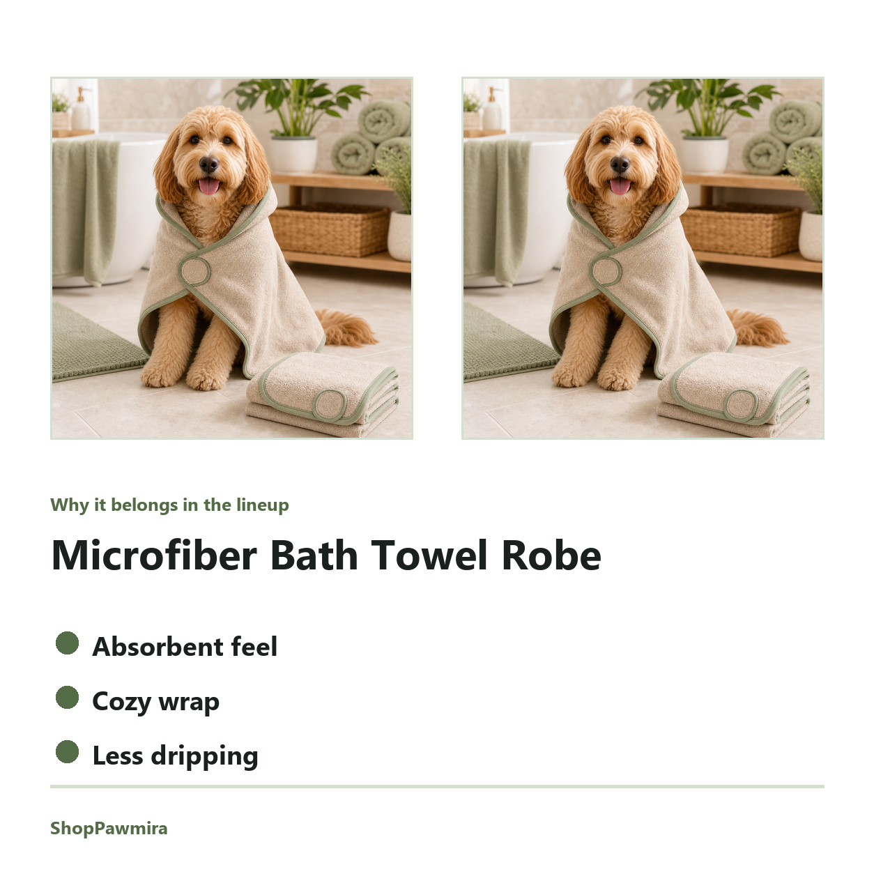 Microfiber Bath Towel Robe feature detail image